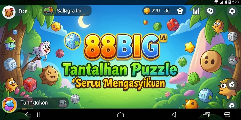Screenshot gameplay 88BIG yang menampilkan tantangan puzzle yang seru.