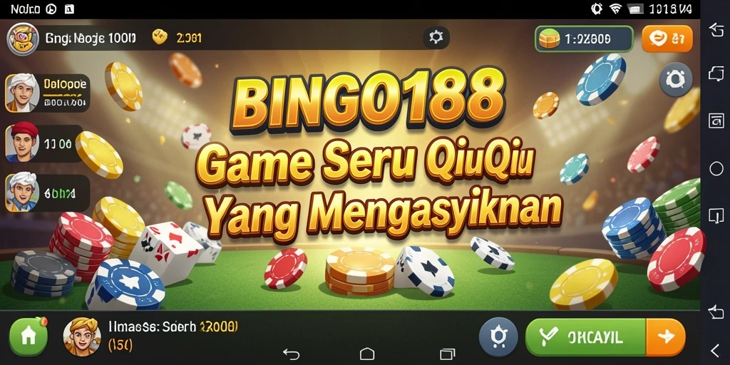 Tampilan gameplay QiuQiu yang menarik dalam BINGO188.