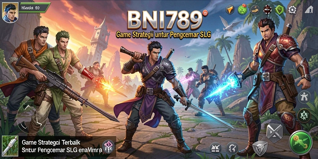 Tampak gameplay BNI789 yang penuh aksi dan strategi.