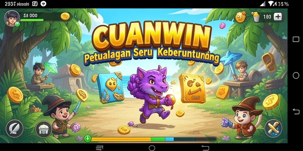 Tangkapan layar CUANWIN menampilkan gameplay yang seru dan penuh tantangan.