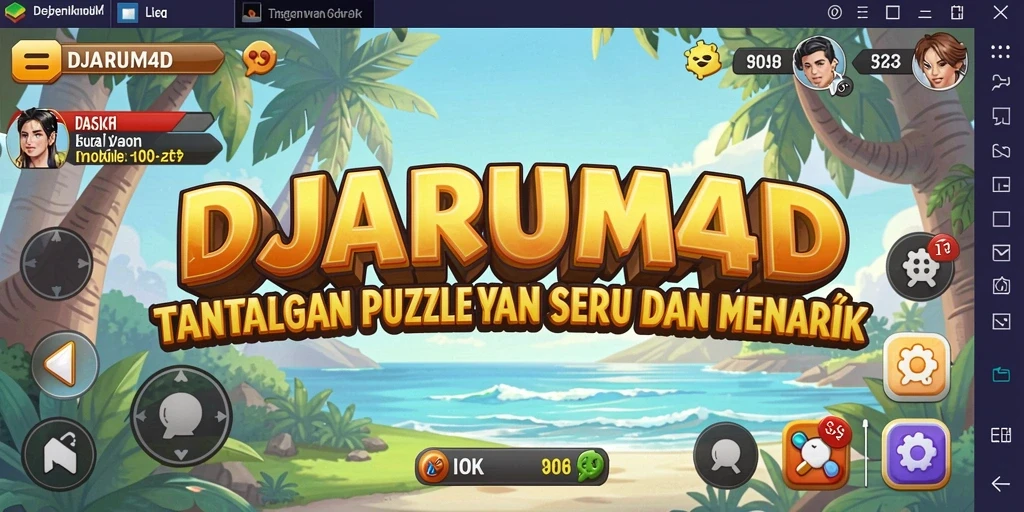Tampilan gameplay DJARUM4D yang menantang dan seru.