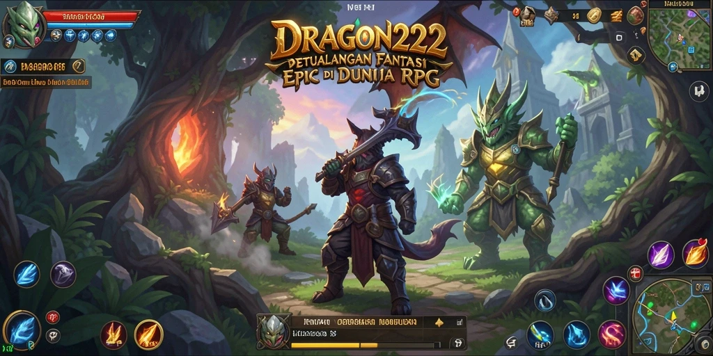 Tampilan gameplay seru dan penuh aksi di DRAGON222.