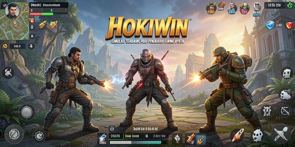 Screenshot HOKIWIN menampilkan gameplay yang seru dalam simulasi kehidupan nyata.