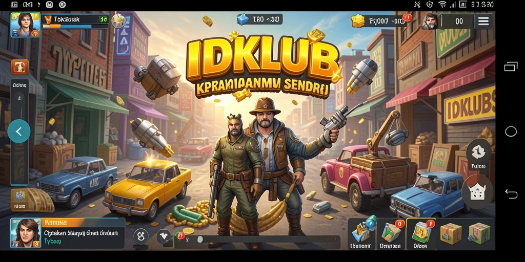 Tampilan gameplay yang menarik dan dinamis dalam IDKLUB.