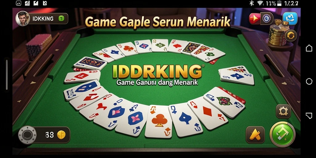 Tampilan gameplay Gaple yang seru dan interaktif.
