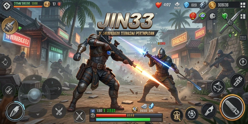 Tampilan permainan strategi yang mendebarkan dan menantang di JIN33.