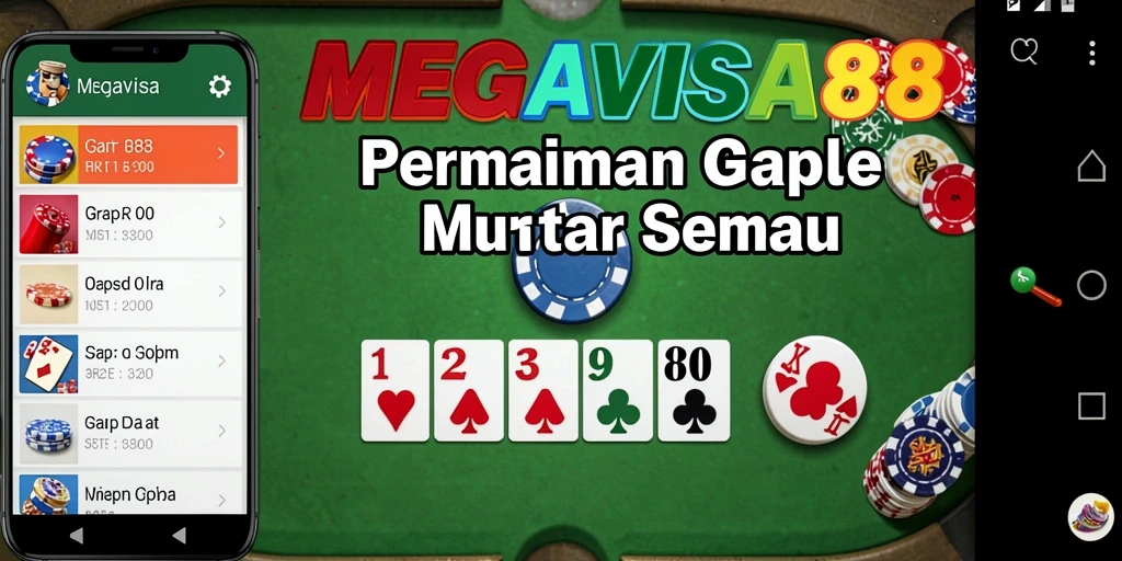 Screenshot gameplay MEGAVISA88 menampilkan suasana seru permainan Gaple.
