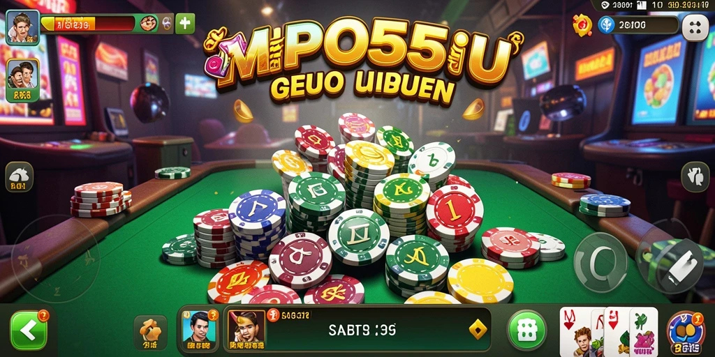 Tampilan gameplay seru dari MPO555 yang penuh tantangan QiuQiu.