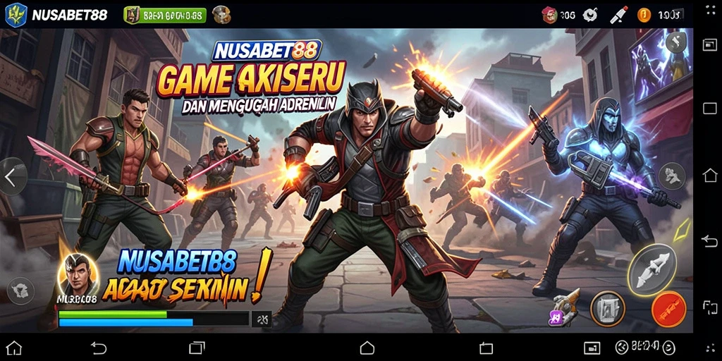 Tampilan gameplay NUSABET88 yang memacu adrenalin.