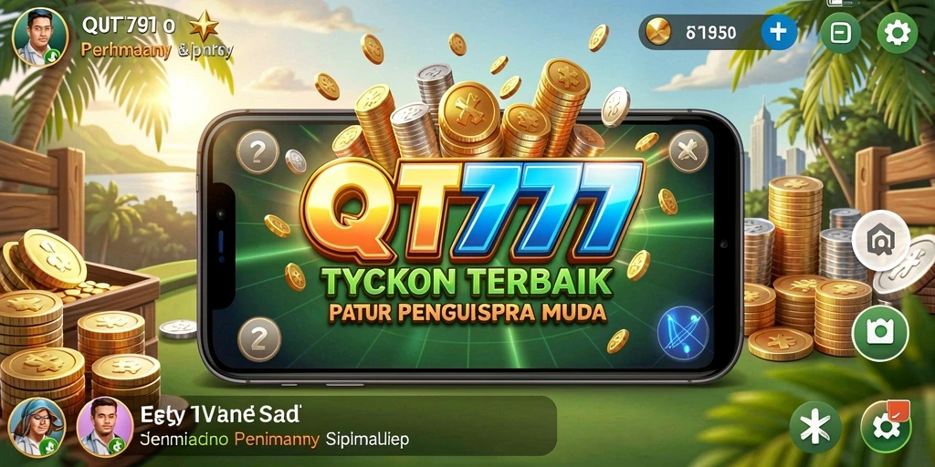 Gameplay QT777 yang menarik dengan manajemen bisnis kreatif.