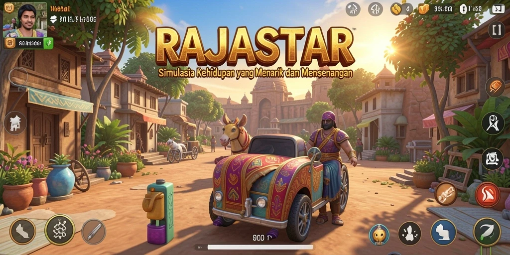 Tampilan gameplay RAJASTAR yang menarik dan interaktif.