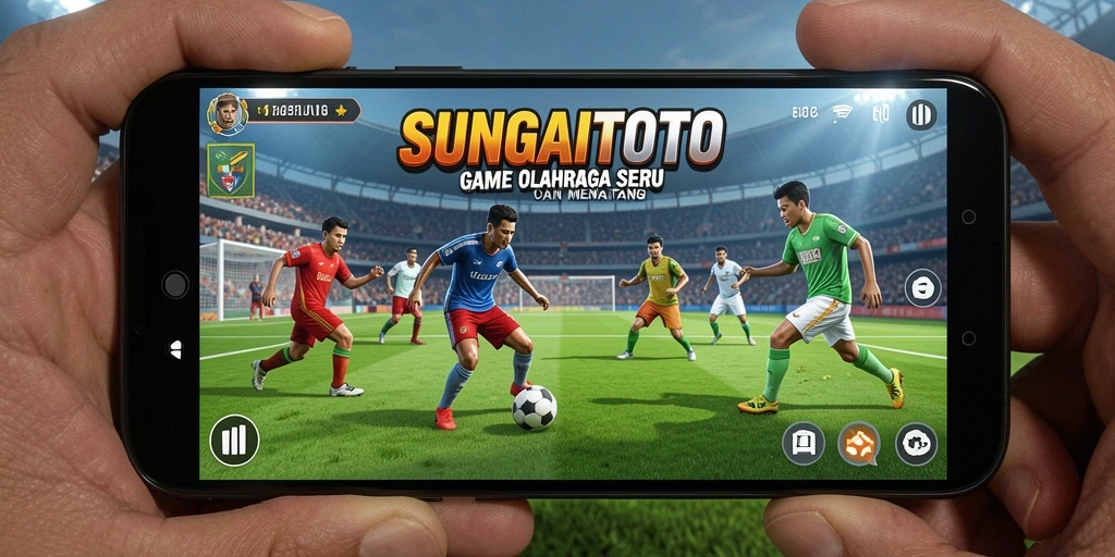 Tampilan gameplay yang seru dalam SUNGAITOTO dengan aksi olahraga mendebarkan.