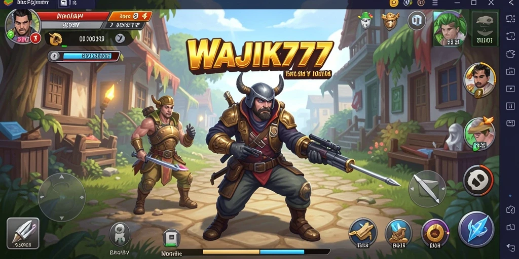 Tampilan antarmuka WAJIK777 yang jelas dan informatif.